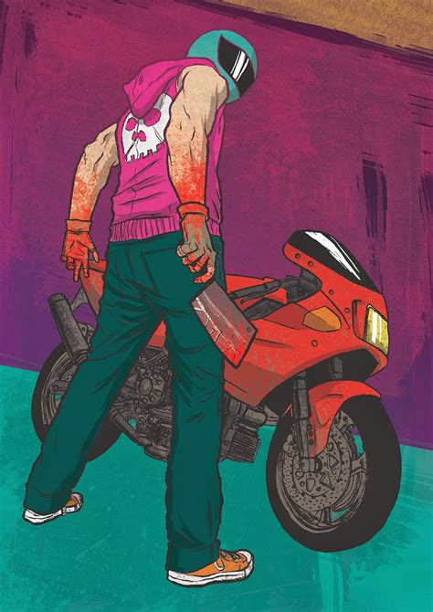 Hotline Miami The Biker This Is One Of The Best Most Accurate