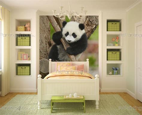 Wall Murals And Posters Panda Bear Artpainting4youeu® Mca1028en