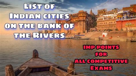 List Of Indian Cities On Banks Of The Rivers Youtube