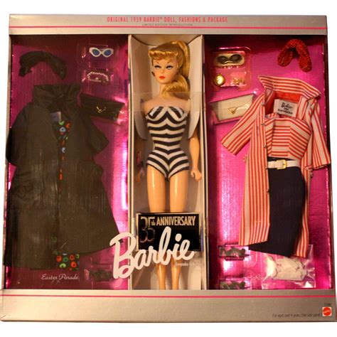 35th anniversary barbie t set in original box barbie ts barbie barbie dolls