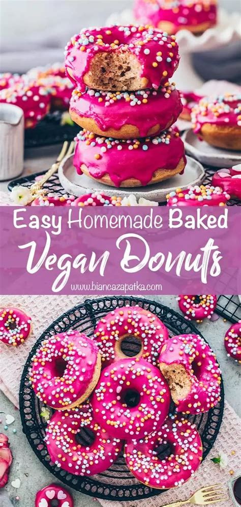 These Healthy Baked Vegan Donuts Are Made Of Simple Plant Based And