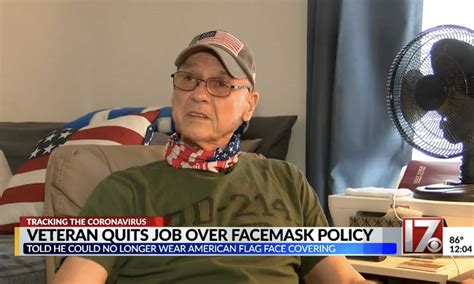 Air Force Vet Stands Firm After Grocery Store Orders Him To Remove American Flag Face Covering