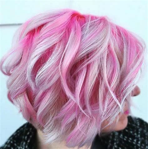 Silver And Pink Hair Wild Hair Color Pink Hair Hair Color Pink