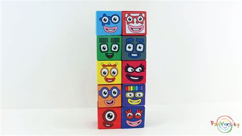 Numberblocks Faces Printable