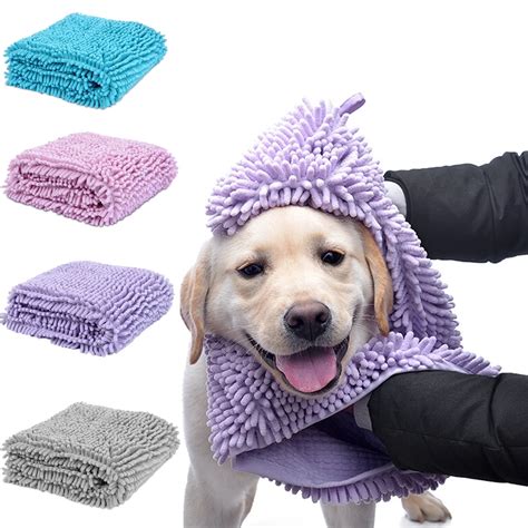 Multipurpose Pet Drying Towel Ultra Absorbent Dog Bath Towel Blanket