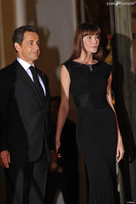 Carla Bruni Et Le Président Nicolas Sarkozy à LÉlysée Le 4 Novembre