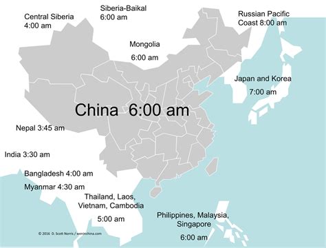 China Time Zones — Weninchina