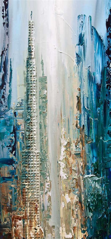 Cityscape Painting Original Abstract Acrylic Painting On Etsy In 2021