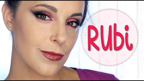 Maquillaje Rubí Serie Piedras Preciosas 3 Silvia Quiros Youtube
