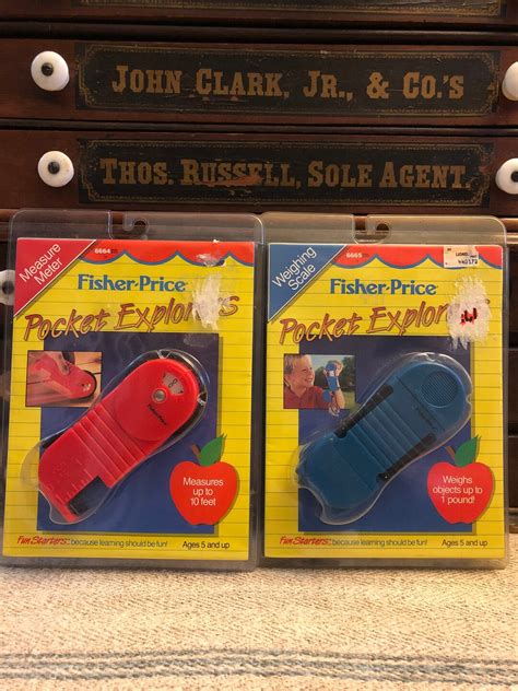 Set Of 2 Fisher Price Pocket Explorers A Measure Meter 6664 And A