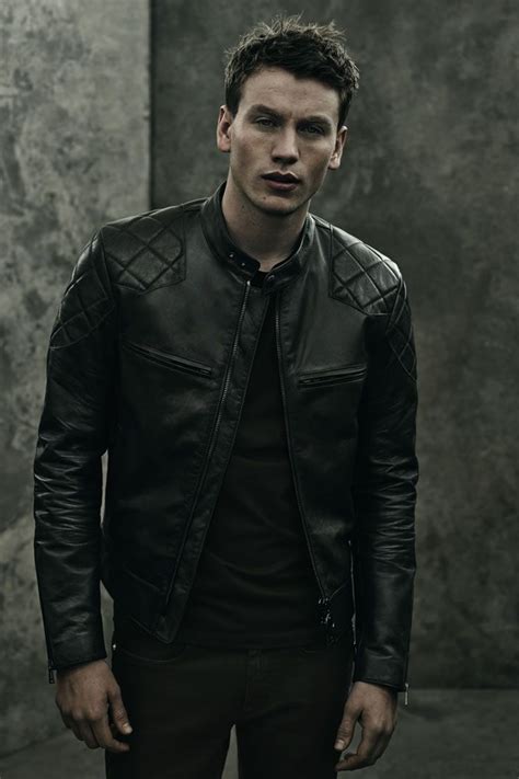 David Beckham For Belstaff 2015 Collection Leather Fashion Men Mens