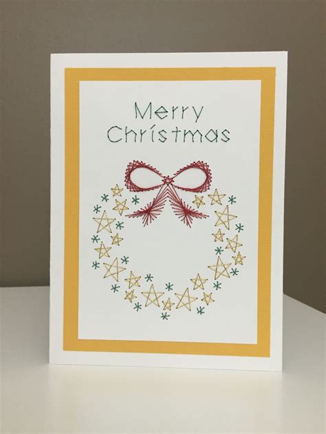 36 Best Pinbroidery Christmas Stitching Cards Images On Pinterest