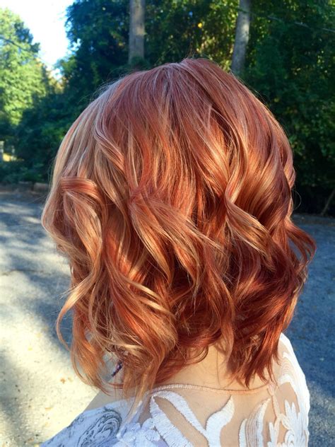 Red Hair With Blonde Highlights Hair Color Pinterest Red Hair