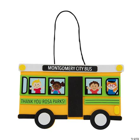 Rosa Parks Bus Sign Craft Kit Makes 12 Oriental Trading