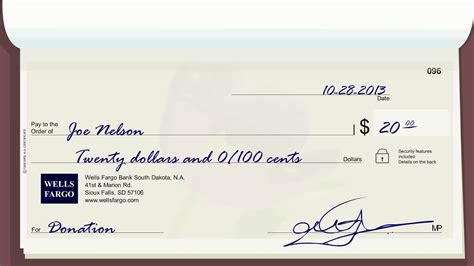 In the dollar box write, 100.00 and in the dollars line write, one hundred and 0/100. a lot of people have questions about how to write out cents for a check, but have no worries! How to Write a Check: 6 Steps (with Pictures) - wikiHow
