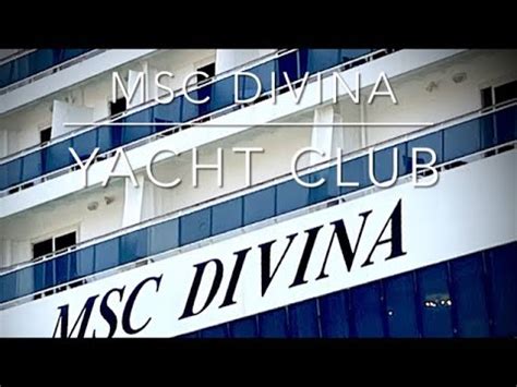Msc Divina Yacht Club Youtube