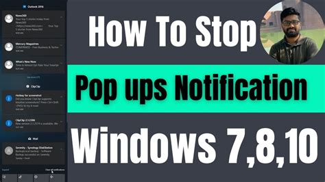 How To Stop Pop Ups On Windows 10 Youtube