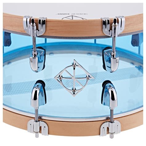 Dixon Drums 14 X 65 Cornerstone Blau Acryl Wmaple Hoops Gear4music