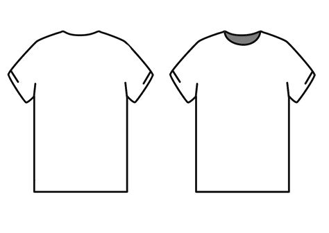 Blank T Shirt Design Template Psd