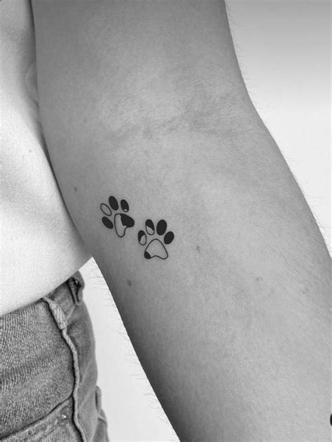 30 Cute Small Simple Dog Tattoo Ideas For Women Animal Lovers Artofit