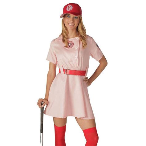 Rockford Peaches Aagpbl Baseball Costume Dress Halloween