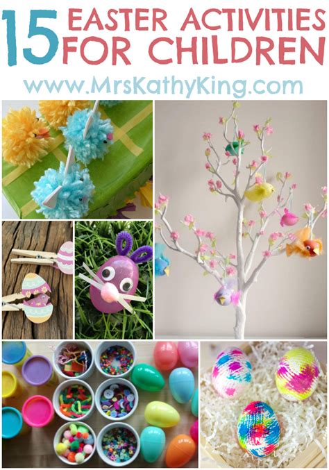 How to make the best easter activities and fun crafts for kids this spring. Easter Activities for Children