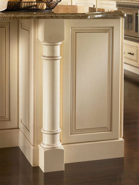 You can also choose from wood, metal kitchen cabinet rail, as well as from. Moldings and Accents at KraftMaid.com | Kitchen columns ...