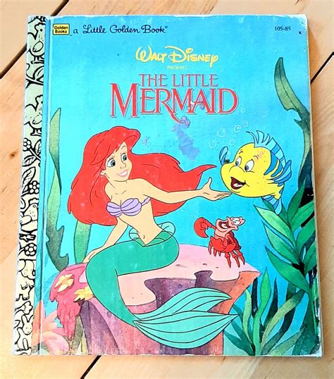The Little Mermaid Little Golden Book 1992 Etsy 日本
