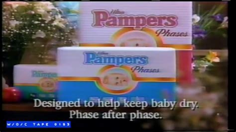 Pampers Diapers Commercial 1990 Youtube