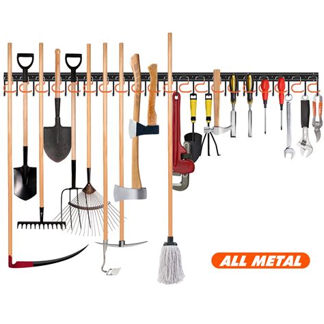 Buy 68 All Metal Garden Tool Organizer Adjustable Garage Tool