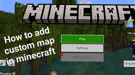 How To Download Custom Maps To Minecraft Youtube