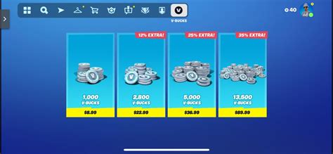 Vbucks Prices Change Rfortnitemobile