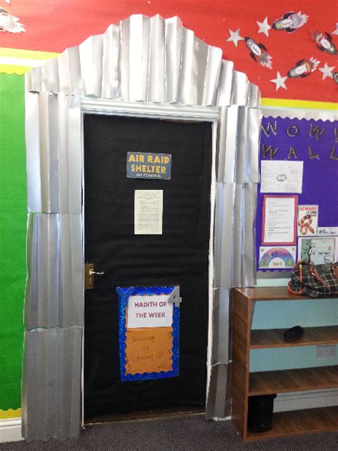 Ww2 Air Raid Shelter Classroom Door Classroom Display Photo Photo