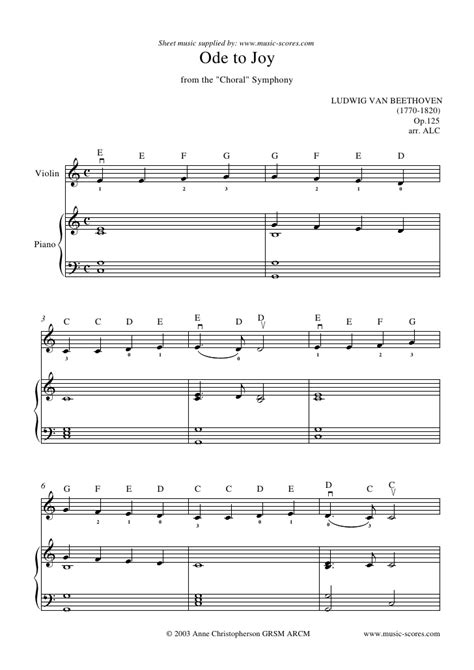 Joy, beautiful spark of divinity, daughter from elysium, we enter, drunk with fire, heavenly one, thy sanctuary! Ode To Joy Piano Sheet Music - Music Sheet Collection