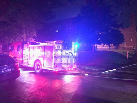 Fire Crews Administrators On Scene After School Fire Thursday Night