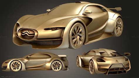 Vehicles Ds Survolt Concept Cars D Stl Model For Cnc