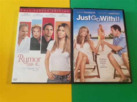 Jennifer Aniston Lot Of 2 Dvds Rumor Has It And Just Go With It Ebay