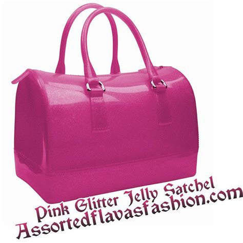 Pink Glitter Jelly Satchel By Assortedflavasfashion Glitter Jelly