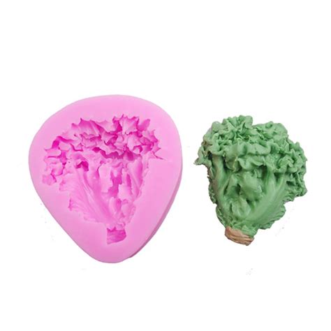 New Diy Vegetable Lettuce Mold Silicone Cake Decorating Fondant Cake