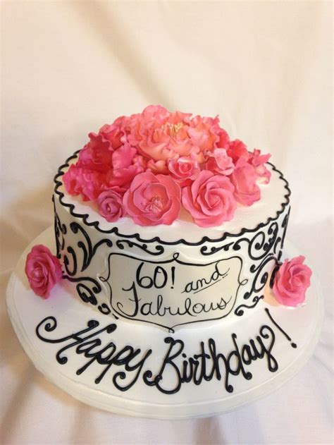 Mom s 60th birthday cake cakecentral 60th birthday cake (3175) | 60th birthday cakes, 65 ...