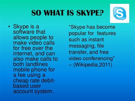 Skype 101 Powerpoint