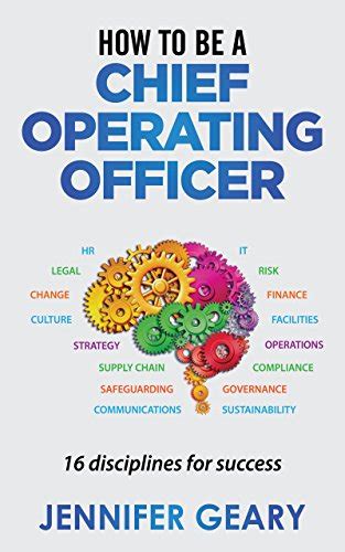 how to be a chief operating officer 16 disciplines for success how to be a english