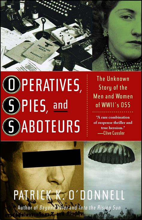 Operatives Spies And Saboteurs Book By Patrick K Odonnell