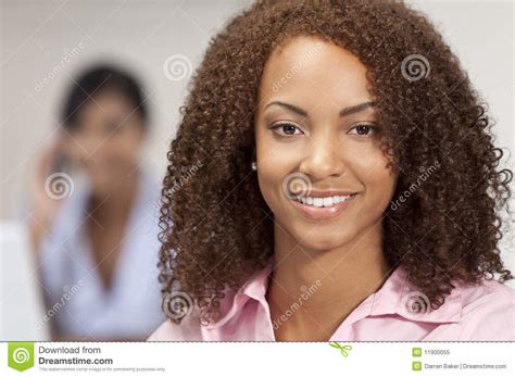 Beautiful Mixed Race African American Gir Smiling Royalty