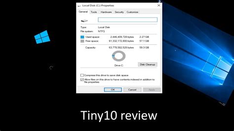 Lightweight Windows 10 Tiny10 Review Youtube