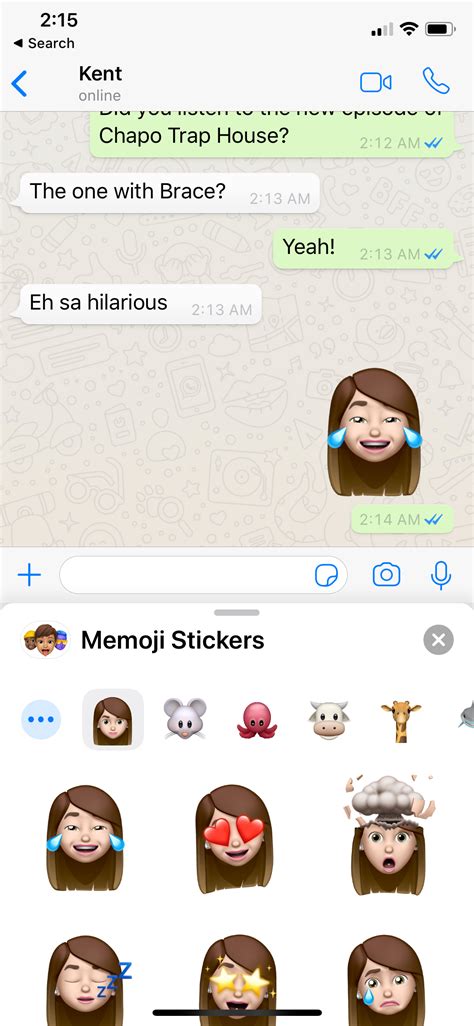 How To Send A Memoji On Whatsapp On Your Iphone With Ios 13 Business