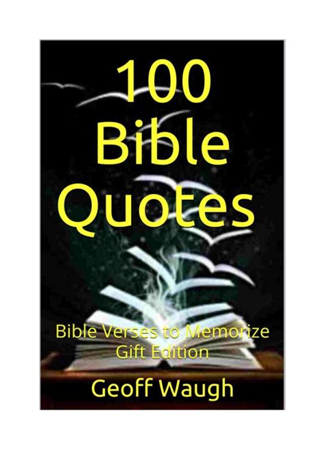 Pdf 100 Bible Quotes Bible Verses To Memorize Geoff Waugh