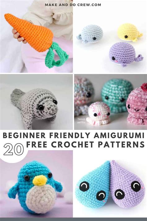 20 Easiest Crochet Amigurumi Patterns 🧶 Beginners Start Here