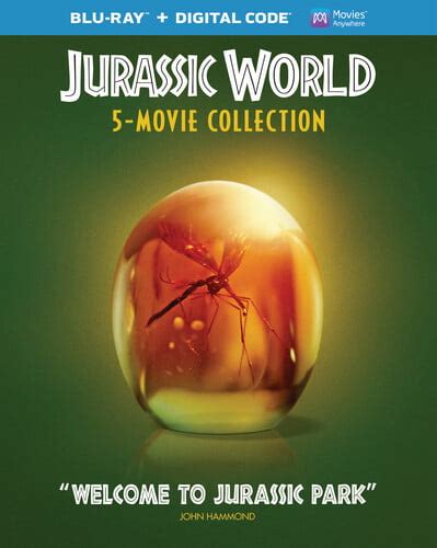Jurassic World 5 Movie Collection Blu Ray