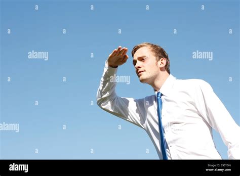 A Man Searching For Something Stock Photo Alamy